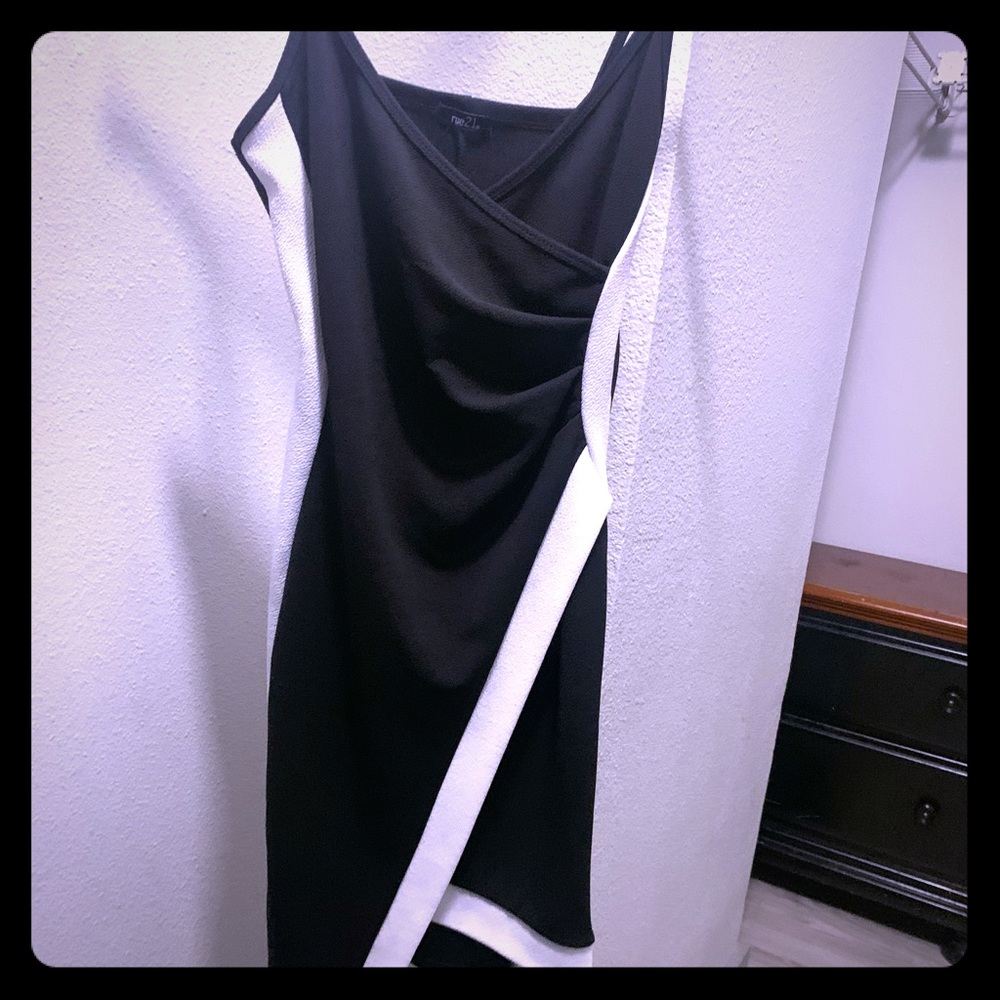 Black and white dress
